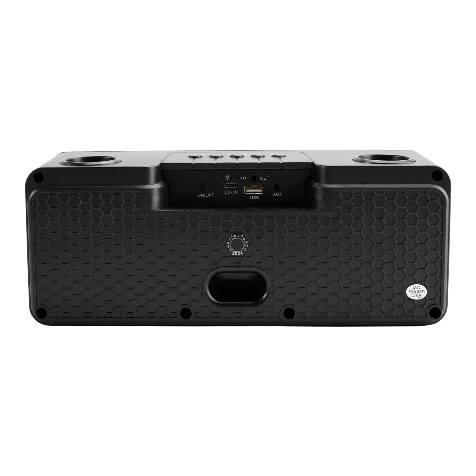 Wireless Bluetooth Speaker – All-in-One Portable Karaoke System with Dual Microphones for Outdoor Use