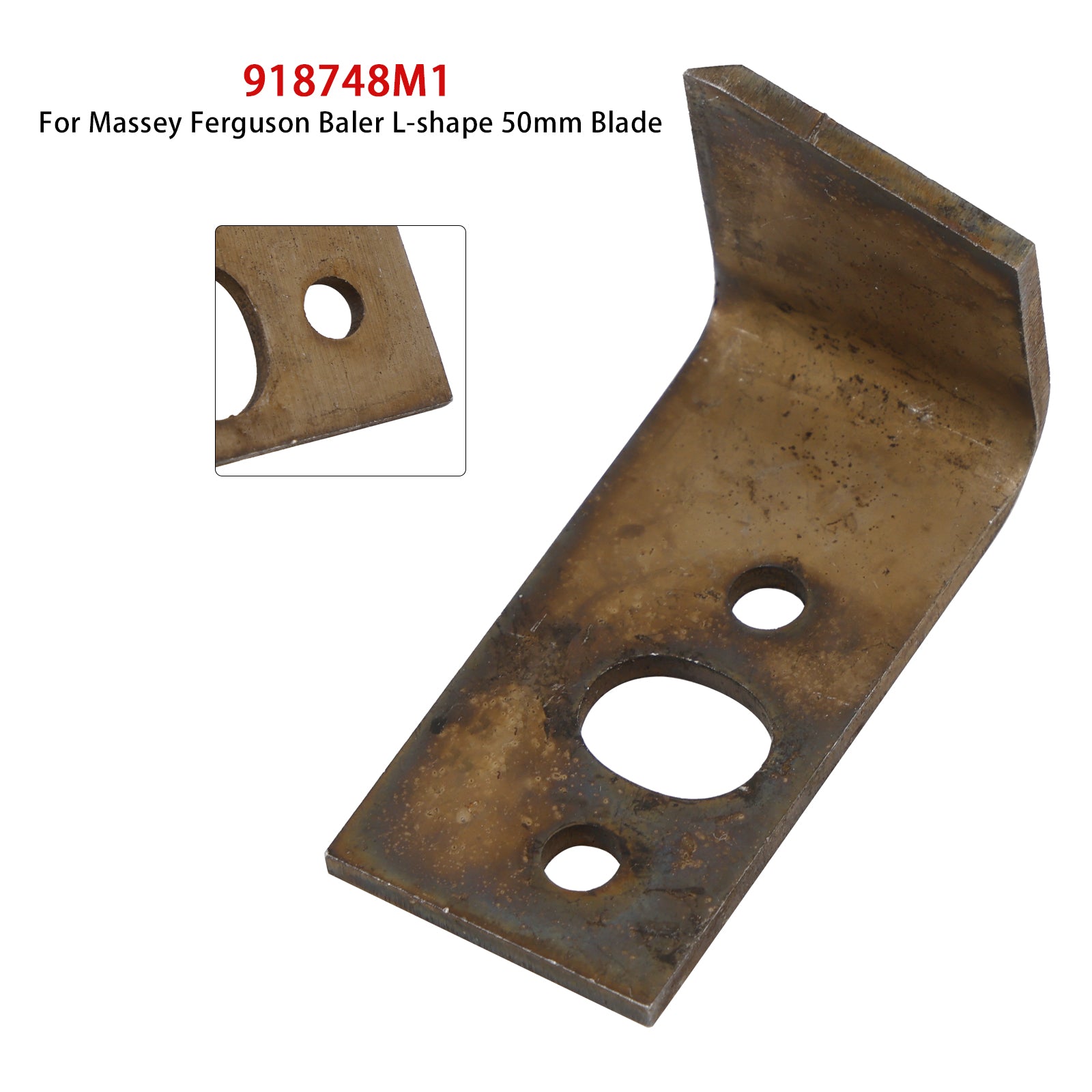 Fits For Massey Ferguson Baler L-shape 918748M1 50mm Twine Knotter Knife Blade
