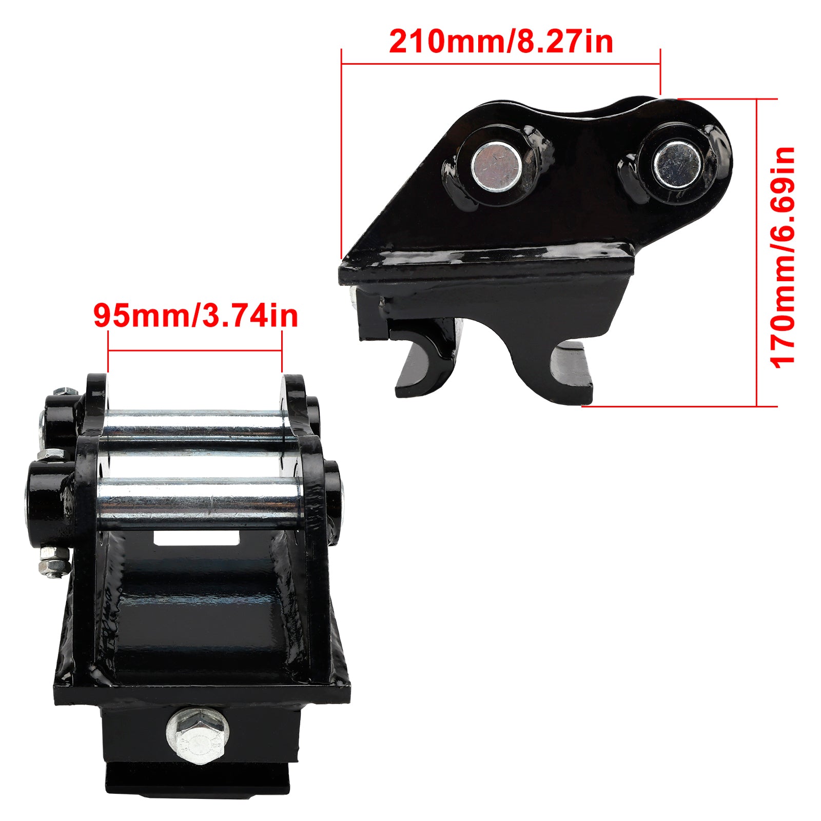 Mini Excavator Quick Hitch Attachment – Mechanical Quick Coupler for Small Diggers