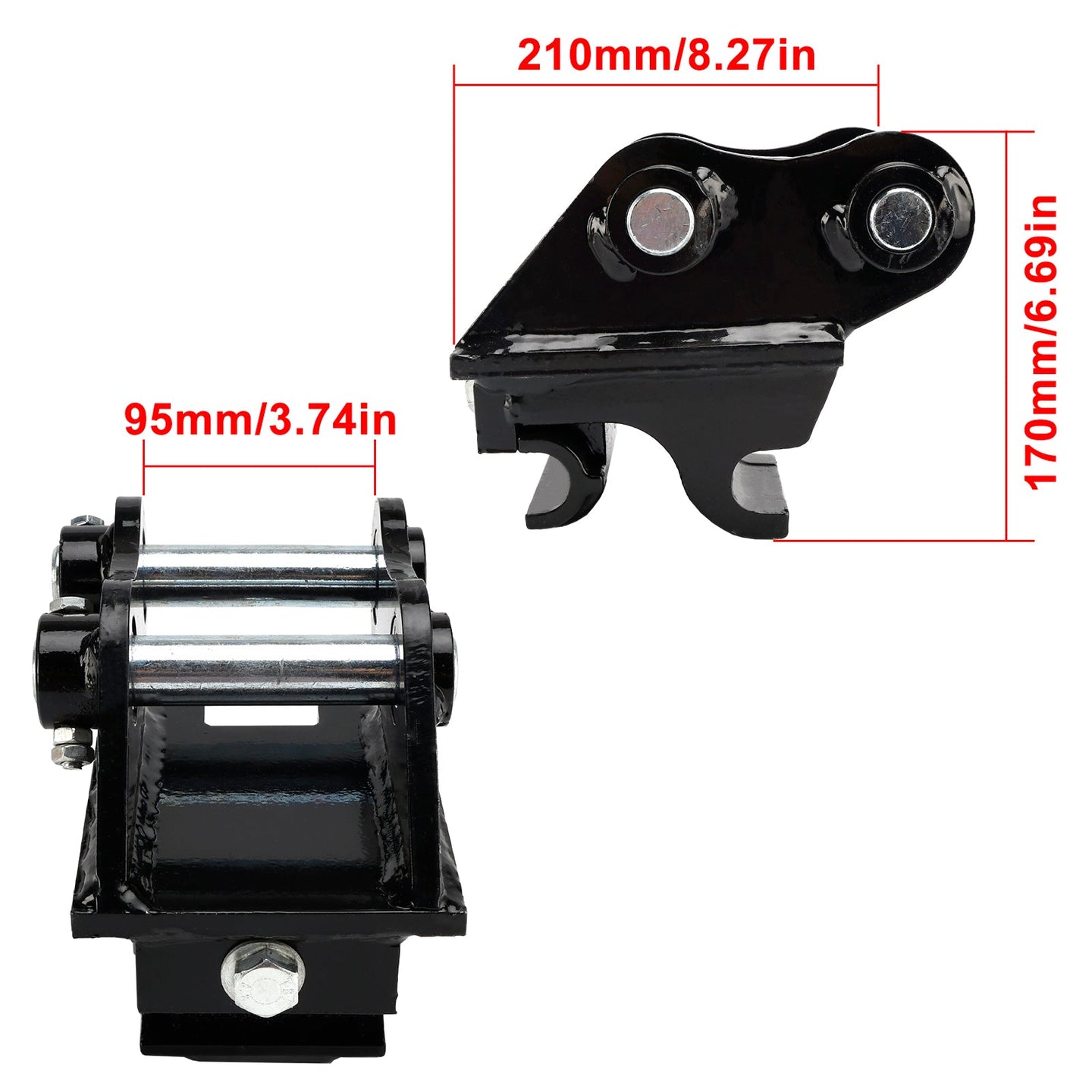 Mini Excavator Quick Hitch Attachment – Mechanical Quick Coupler for Small Diggers