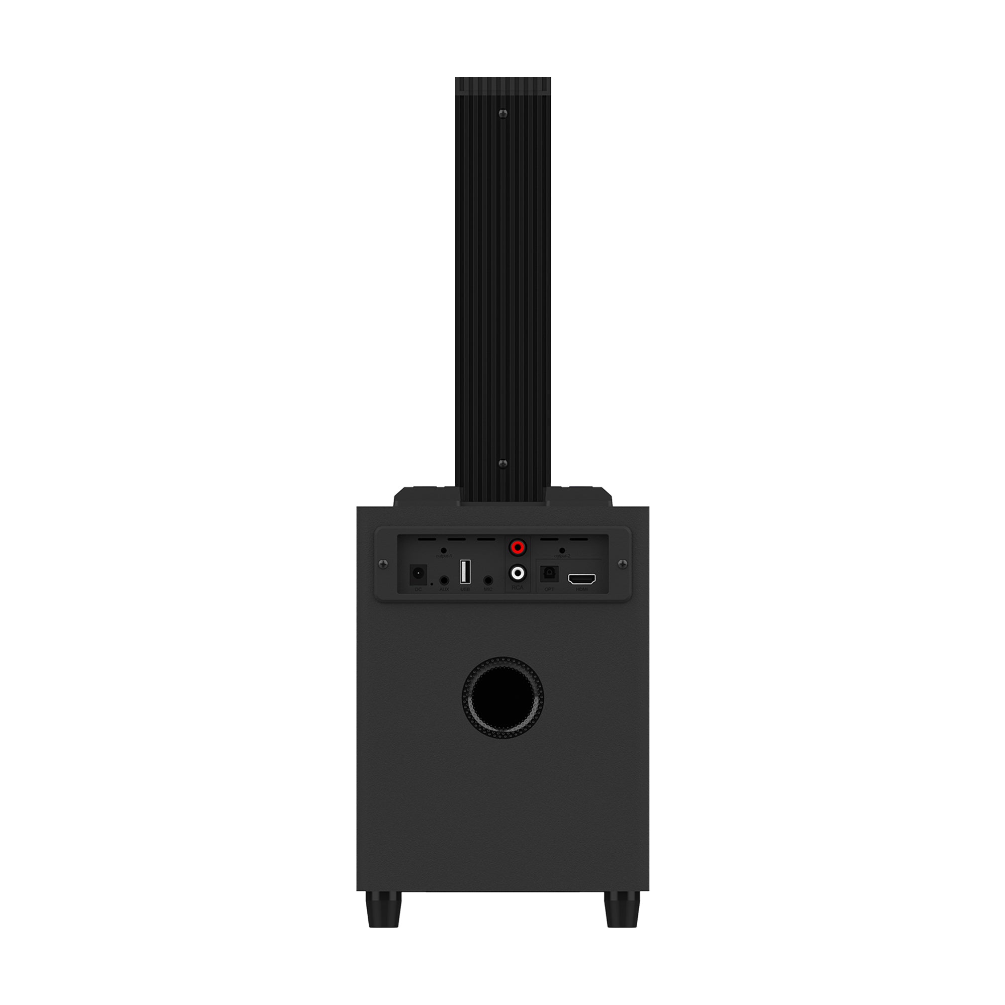 2.1 Channel Bluetooth Speaker System for Home Theater, Detachable Sound Tower with 4" Subwoofer, RGB Lights & Remote for TV, Gaming, Karaoke