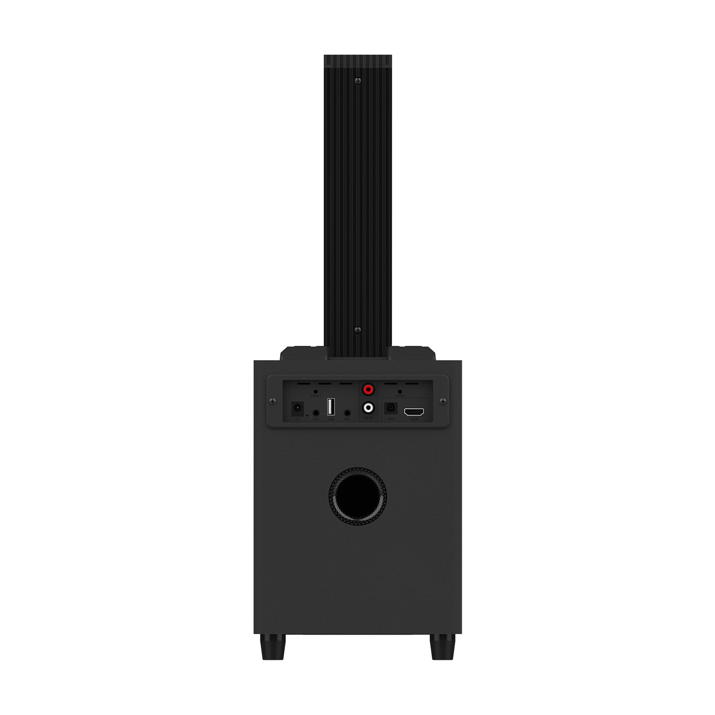 2.1 Channel Bluetooth Speaker System for Home Theater, Detachable Sound Tower with 4" Subwoofer, RGB Lights & Remote for TV, Gaming, Karaoke