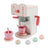Simulation Pink Coffee Machine Play Kitchen Dishes Set Pretend Toy Kid Gift