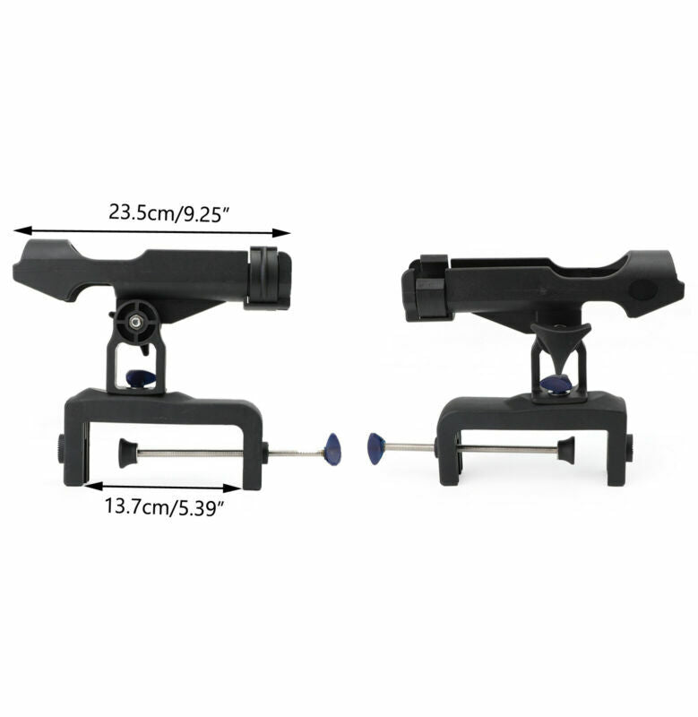 Für Adjustable Boat Pole Kayak B7 Rail 4.7inches 2PCS Angelrutenhalter Clamp-on