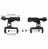 Für Adjustable Boat Pole Kayak B7 Rail 4.7inches 2PCS Angelrutenhalter Clamp-on