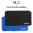 M2 Hard Drive Protection Box Solid State Drive Box Shockproof Waterproof PP Box