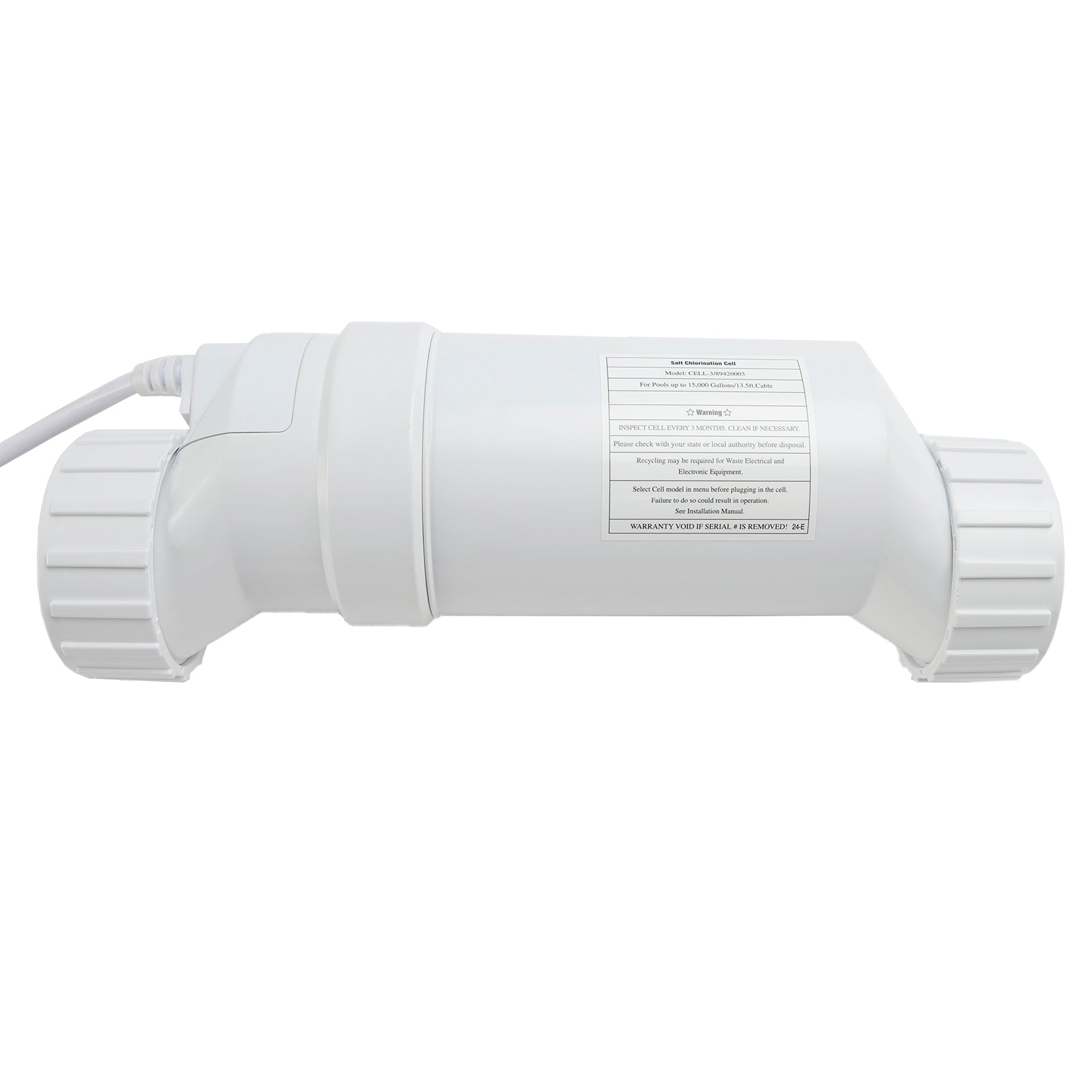W3T-Cell-3 Replacement Salt Chlorination Cell, 15,000 Gallon TurboCell for Hayward AquaRite & SwimPure Systems