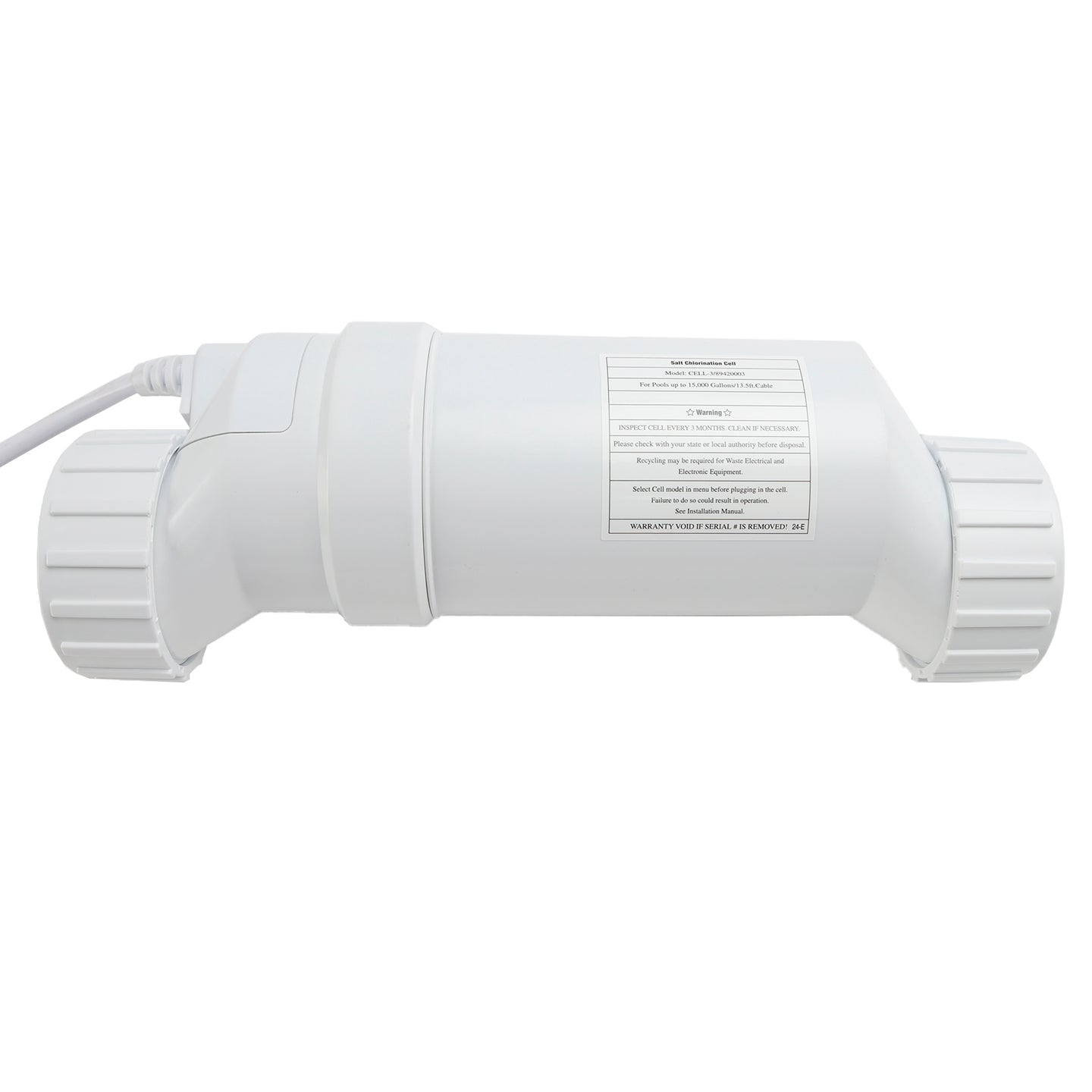 W3T-Cell-3 Replacement Salt Chlorination Cell, 15,000 Gallon TurboCell for Hayward AquaRite & SwimPure Systems