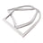 W10830048 Left Side Door Gasket for Kenmore French Door Refrigerators, Replaces AP6027227 (Gray)