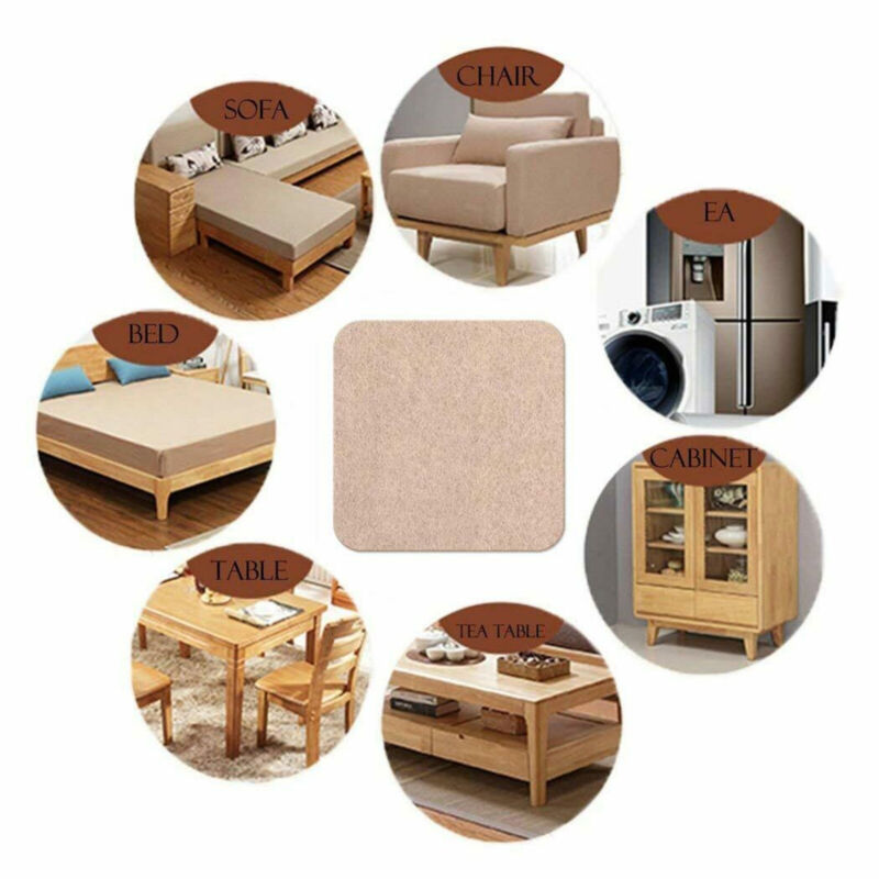 Furniture Felt Pads Square/Round Floor Protector Chair/Table Leg Sticky Back