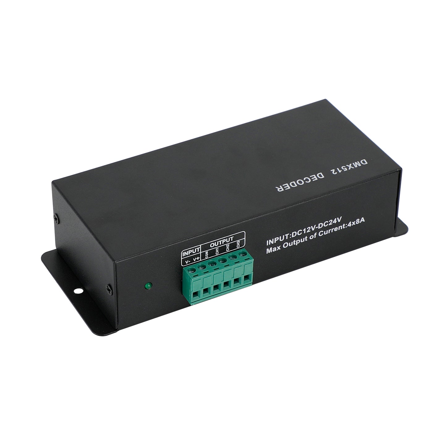 LED RGBW Controller 4x8A Decoder With Digital Display 4 Channel DMX512-4CH