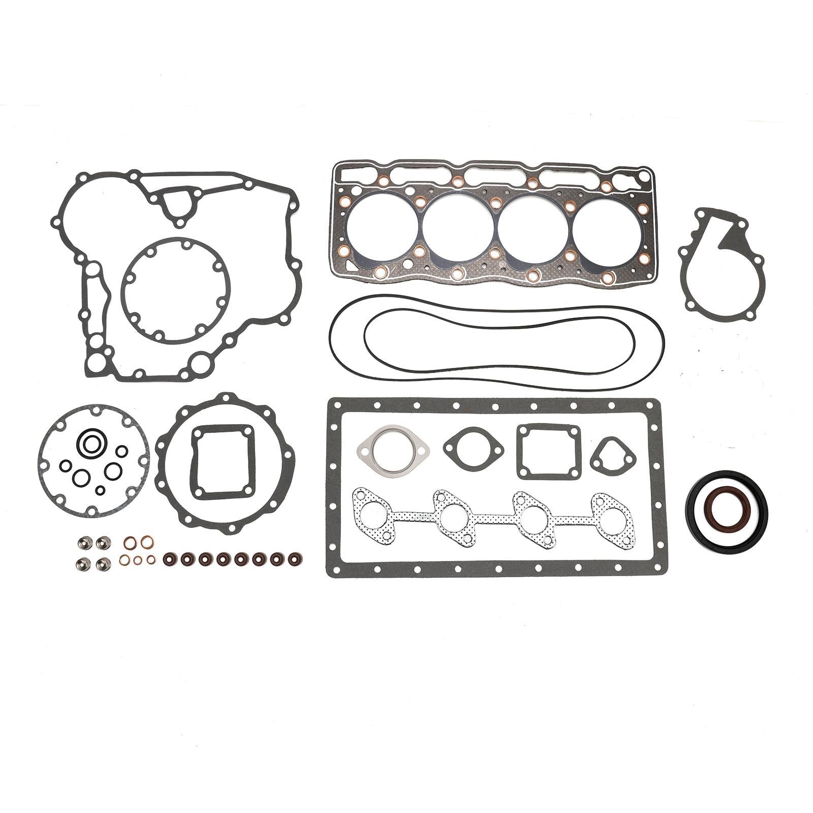 Complete Cylinder Head Assembly with Gasket Kit for Kubota V1505 V1505D 1G091-03044