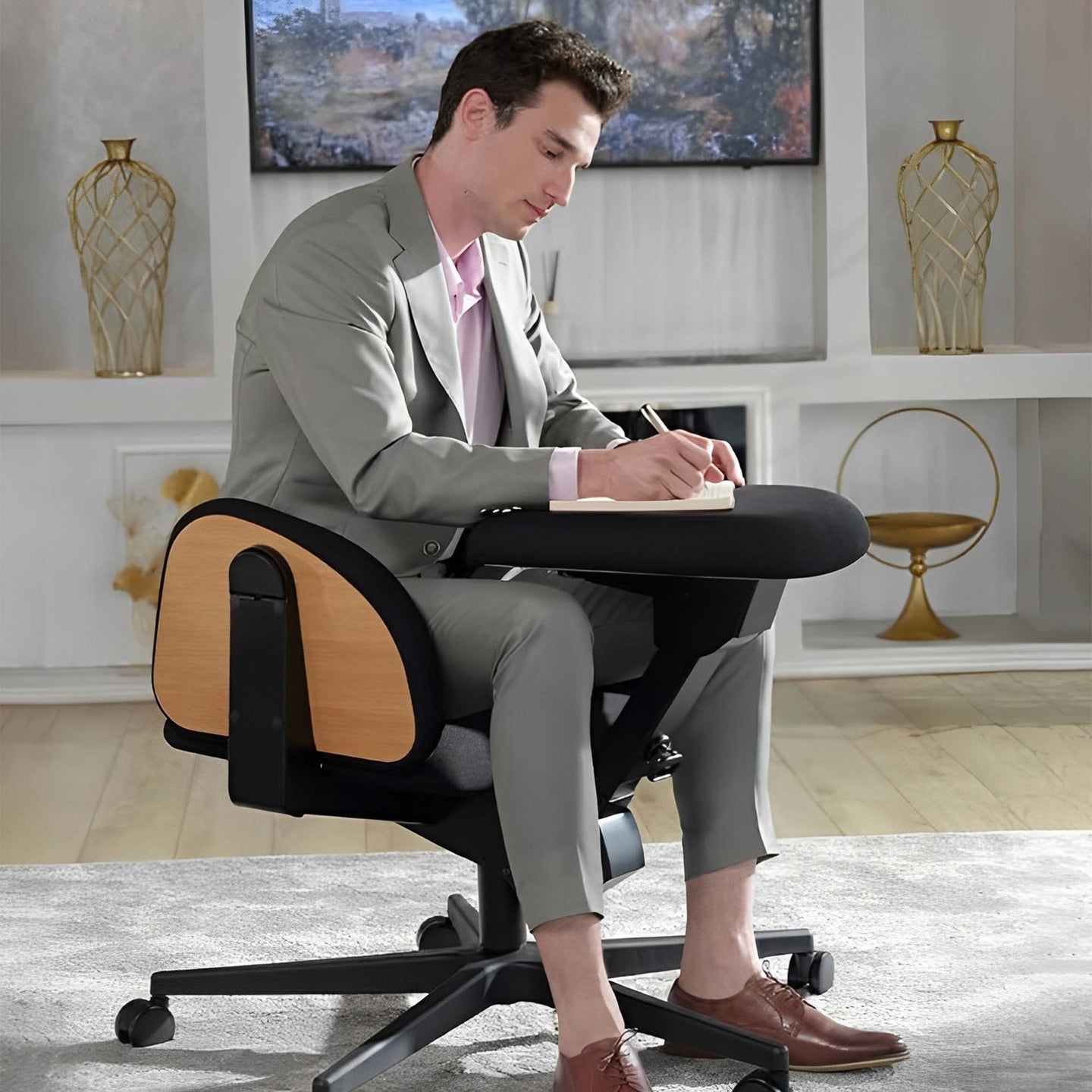 Multifunctional Transformable Meditation & Office Chair for Improved Posture