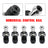 5Pcs CAT40 45° 0.589" Degree Pull Stud Retention Knob Fits HAAS CAT CNC Silver