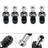 5Pcs CAT40 45° 0.589" Degree Pull Stud Retention Knob Fits HAAS CAT CNC Silver