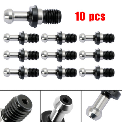 10Pcs CAT40 45° 0.589" Degree Pull Stud Retention Knob Fit HAAS CAT CNC Silver