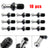 10Pcs CAT40 45° 0.589" Degree Pull Stud Retention Knob Fit HAAS CAT CNC Silver
