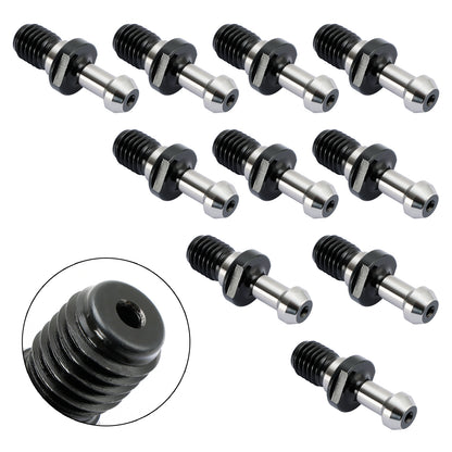 10Pcs CAT40 45° 0.589" Degree Pull Stud Retention Knob Fit HAAS CAT CNC Silver