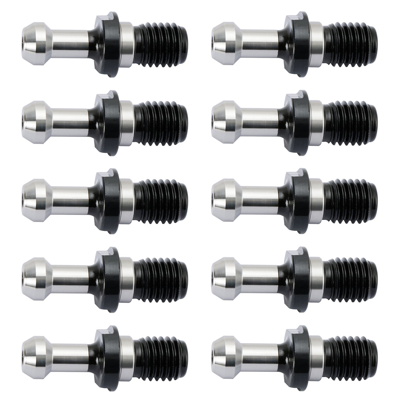 10Pcs CAT40 45° 0.589" Degree Pull Stud Retention Knob Fit HAAS CAT CNC Silver