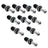 10Pcs CAT40 45° 0.589" Degree Pull Stud Retention Knob Fit HAAS CAT CNC Silver