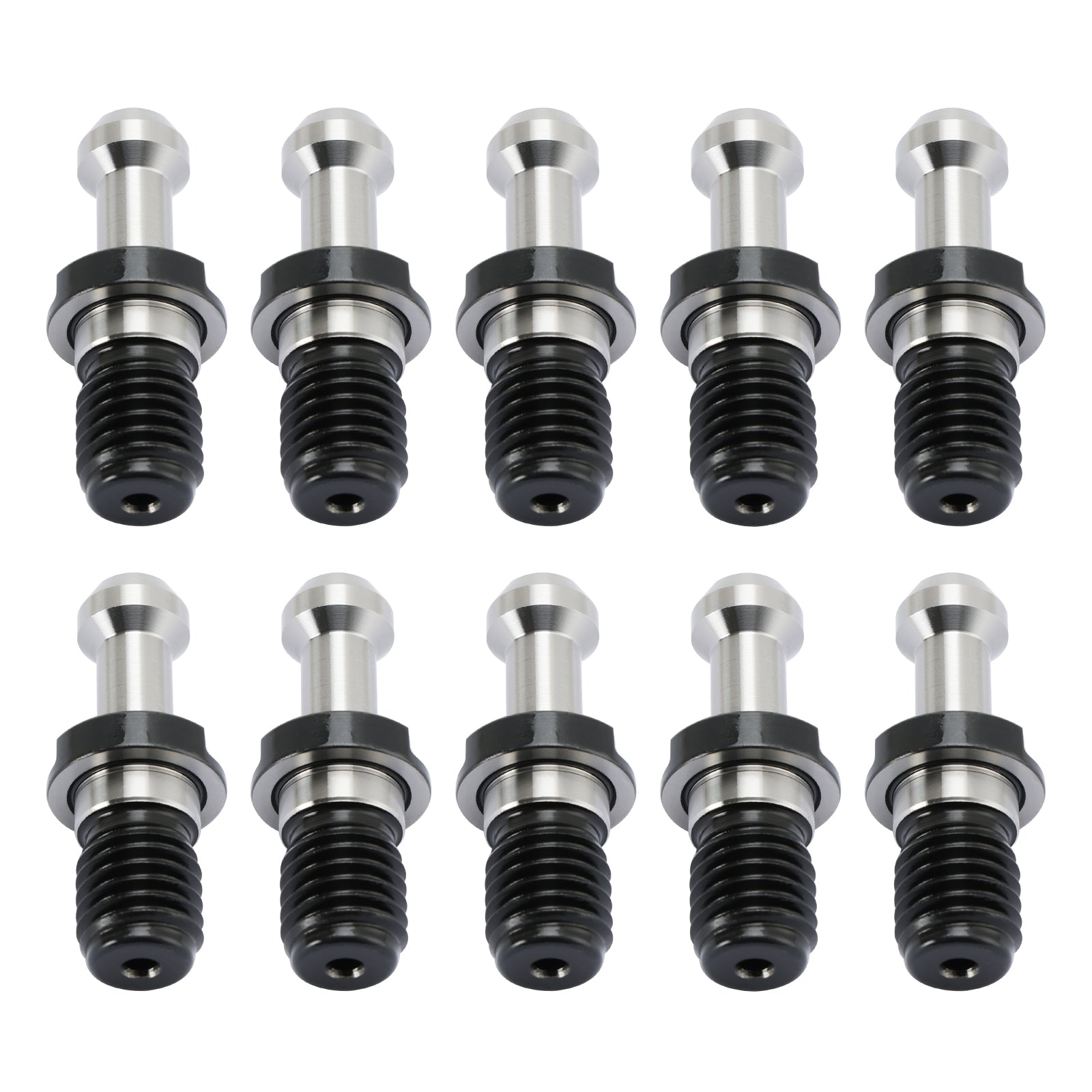 10Pcs CAT40 45° 0.589" Degree Pull Stud Retention Knob Fit HAAS CAT CNC Silver