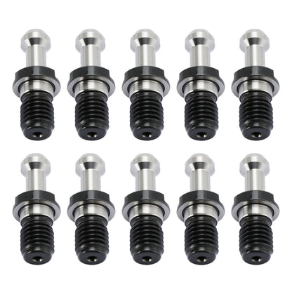 10Pcs CAT40 45° 0.589" Degree Pull Stud Retention Knob Fit HAAS CAT CNC Silver