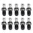 10Pcs CAT40 45° 0.589" Degree Pull Stud Retention Knob Fit HAAS CAT CNC Silver