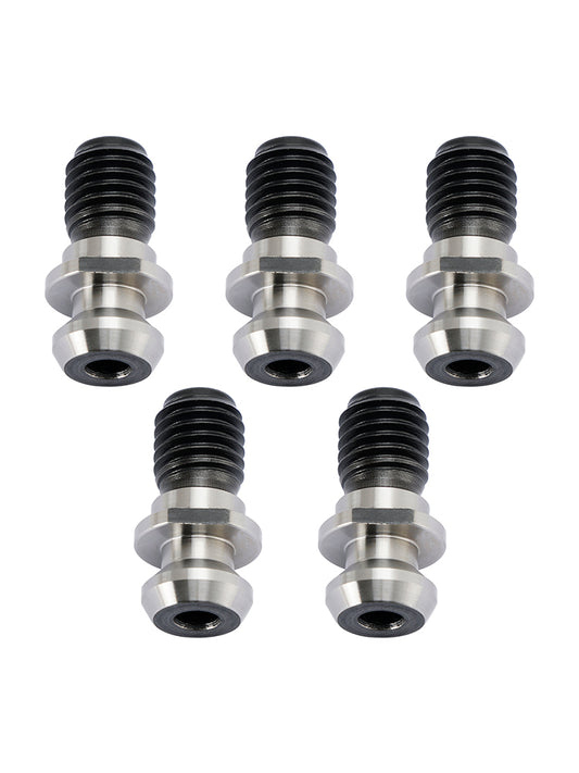 5Pcs CAT40 45° 0.740" Coolant Pull Stud Retention Knob For Mazak Fadal Silver