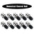 10Pcs CAT40 45° 0.740" Coolant Pull Stud Retention Knob For Mazak Fadal Silver