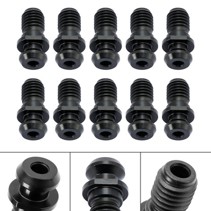 10 Pcs CAT40 45° 0.740" Pull Stud Retention Knob Fits Mazak Fadal CNC Black