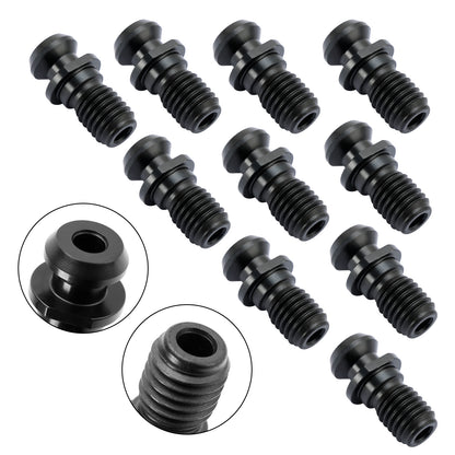 10 Pcs CAT40 45° 0.740" Pull Stud Retention Knob Fits Mazak Fadal CNC Black