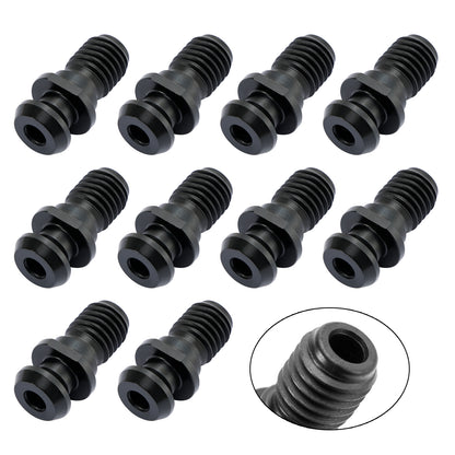10 Pcs CAT40 45° 0.740" Pull Stud Retention Knob Fits Mazak Fadal CNC Black