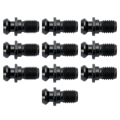10 Pcs CAT40 45° 0.740" Pull Stud Retention Knob Fits Mazak Fadal CNC Black