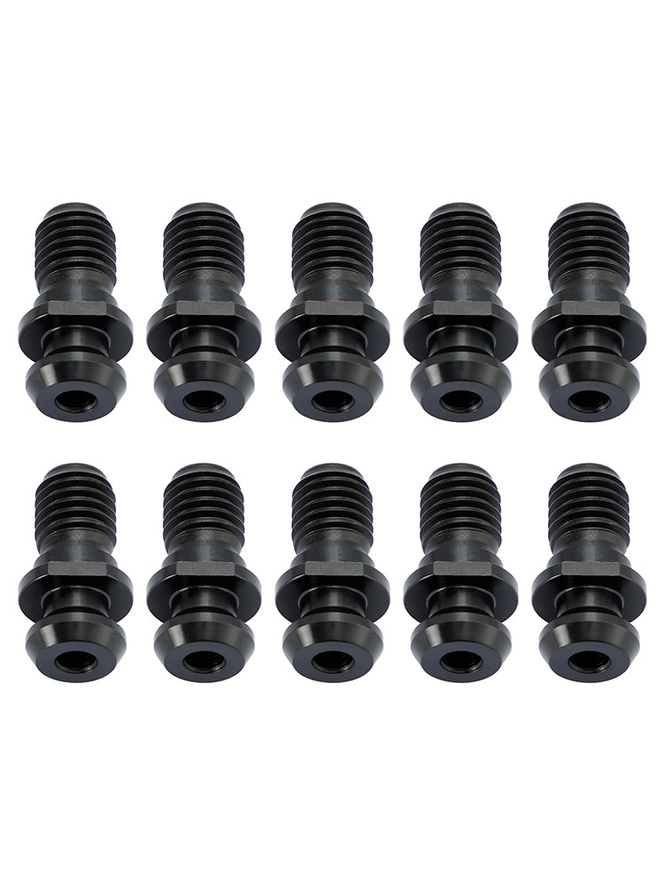 10 Pcs CAT40 45° 0.740" Pull Stud Retention Knob Fits Mazak Fadal CNC Black