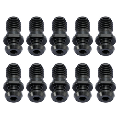 10 Pcs CAT40 45° 0.740" Pull Stud Retention Knob Fits Mazak Fadal CNC Black