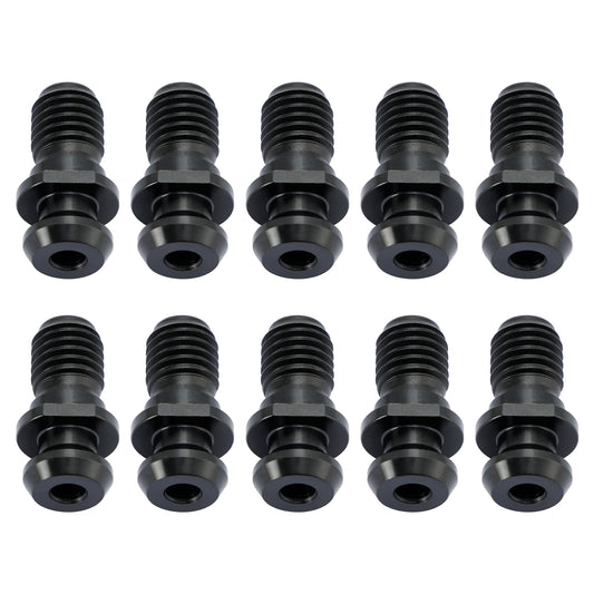 10 Pcs CAT40 45° 0.740" Pull Stud Retention Knob Fits Mazak Fadal CNC Black