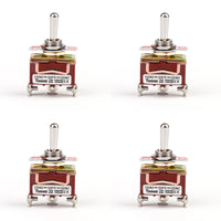 4x Toowei 3 Terminal 3Pin (ON)-OFF-(ON) Toggle Switch Reset SP3T Grade