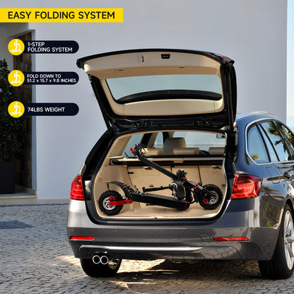 2000W 21ah off-road alloy electric scooter for adult With large display screen