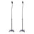 Pair of Adjustable Height Surround Sound Speaker Stands for Satellite & Bookshelf Speakers, Fits Bose, with Cable Management
