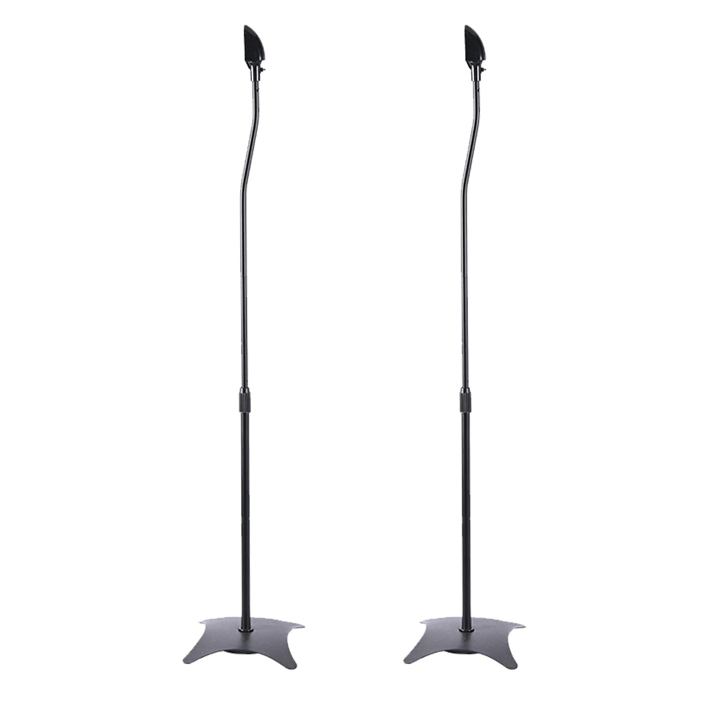 Universal Speaker Stands – Adjustable Height Surround Sound Floor Stand Pair (Set of 2)