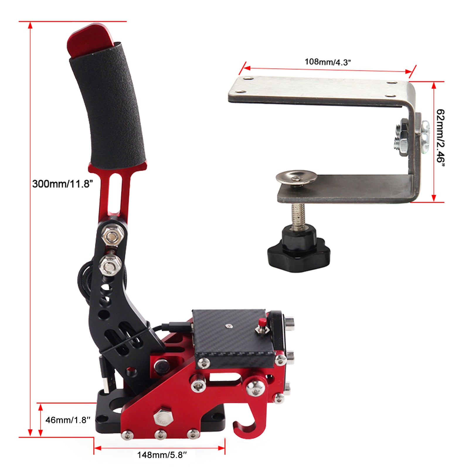 Seat Racing Simulation Game Stand 14Bit USB3.0 SIM Handbrake for Logitech G920