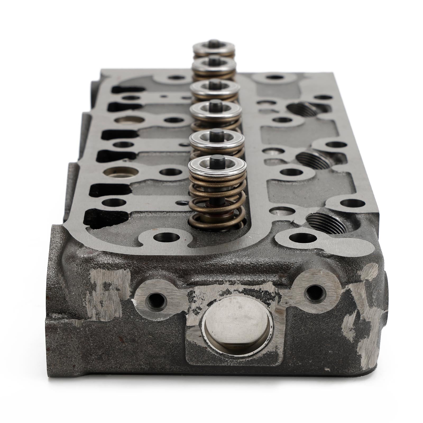 Complete Cylinder Head Assembly for Kubota D1005 Engine with Full Gasket Set, Replaces 16027-03043