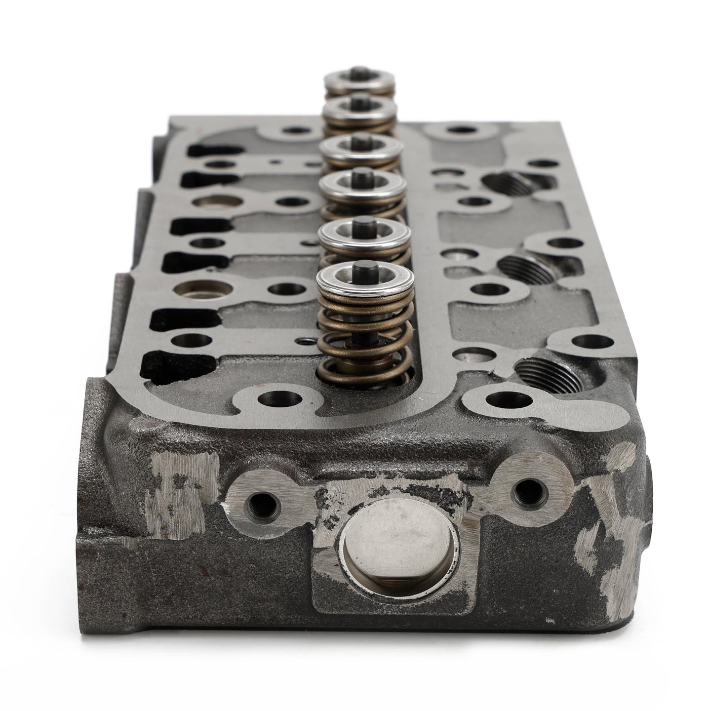 Complete Cylinder Head Assembly for Kubota D1005 Engine with Full Gasket Set, Replaces 16027-03043