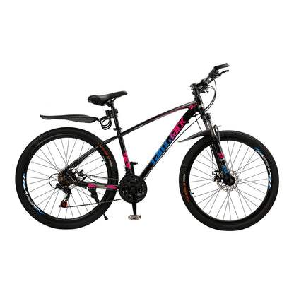 27.5 inch Wheels 21 Speed Cycling MTB Adult Bicycle + Lock + Pump