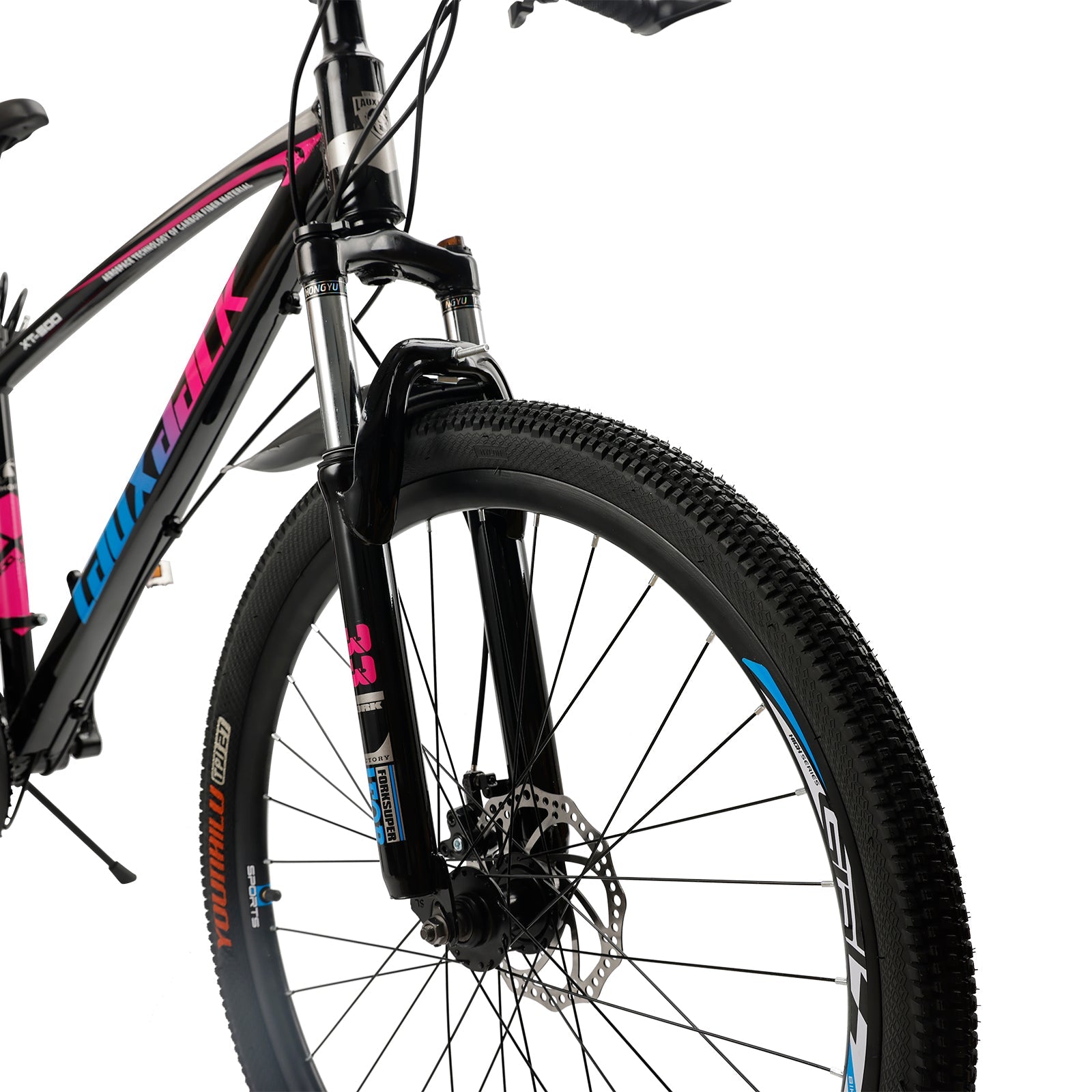 27.5 inch Wheels 21 Speed Cycling MTB Adult Bicycle + Lock + Pump