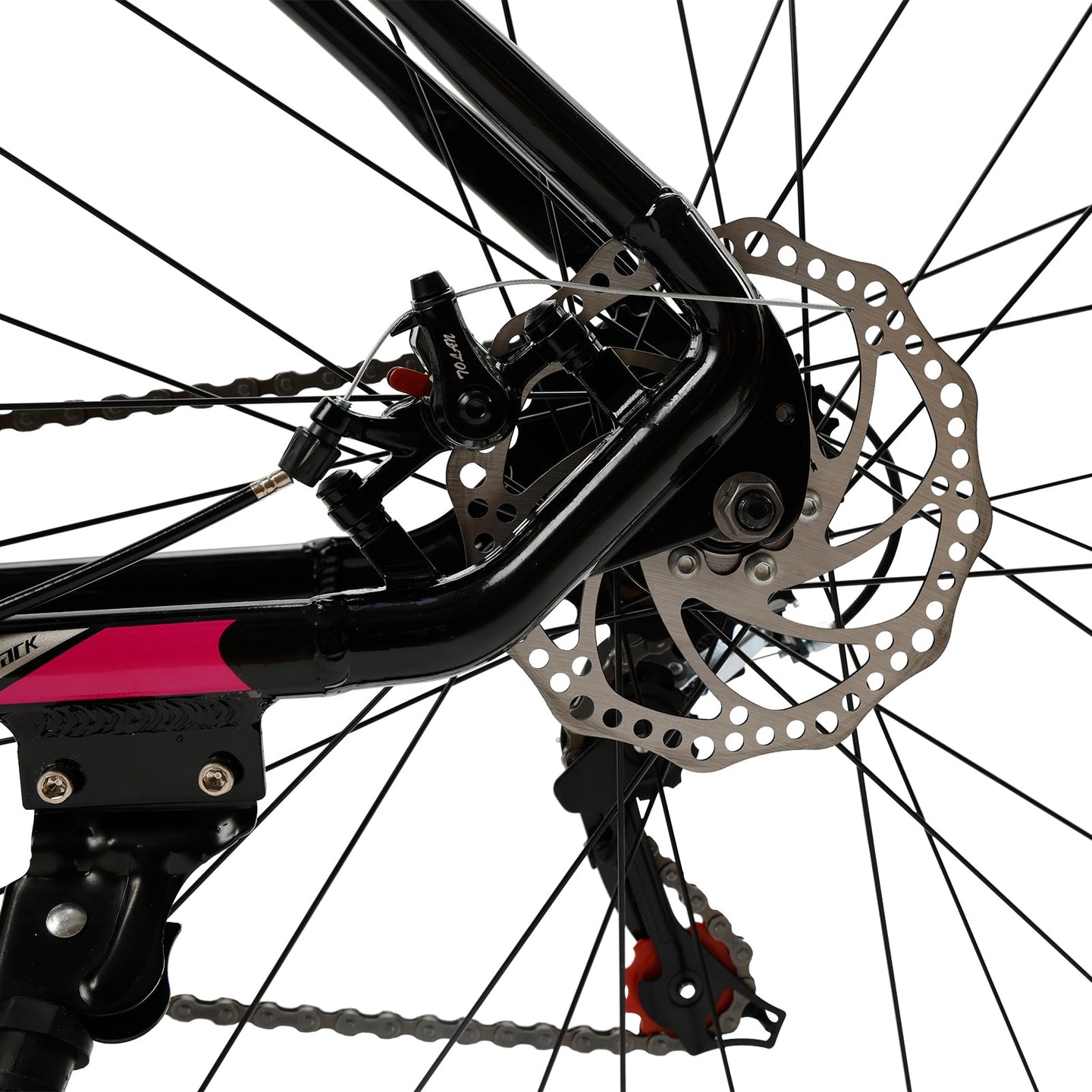 27.5 inch Wheels 21 Speed Cycling MTB Adult Bicycle + Lock + Pump