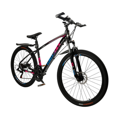 27.5 inch Wheels 21 Speed Cycling MTB Adult Bicycle + Lock + Pump