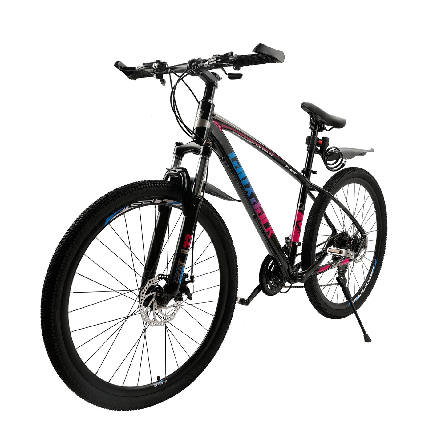 27.5 inch Wheels 21 Speed Cycling MTB Adult Bicycle + Lock + Pump