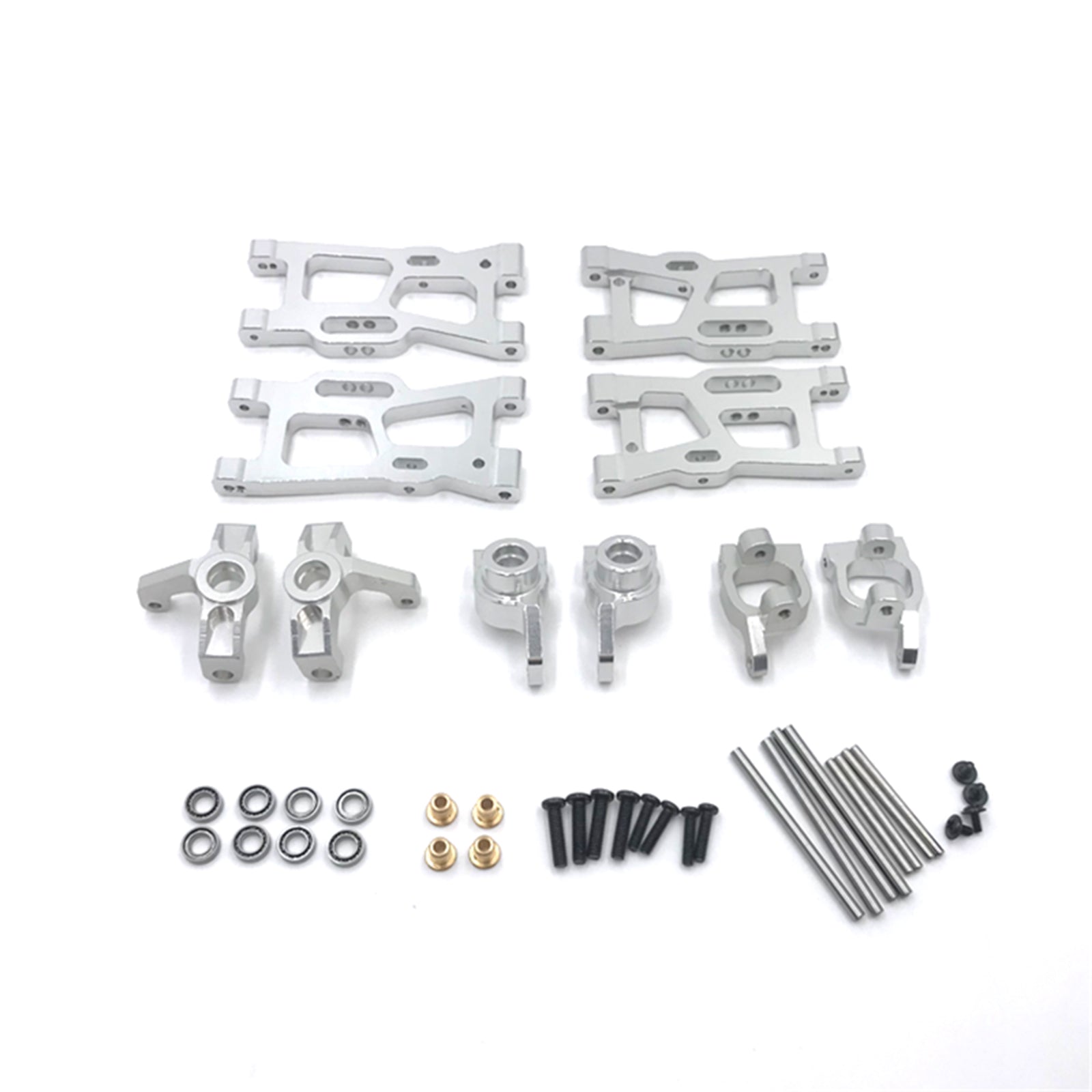 Metal Full Set RC Parts Kit For Wltoys 144001 144002 124016 124017 124018 124019