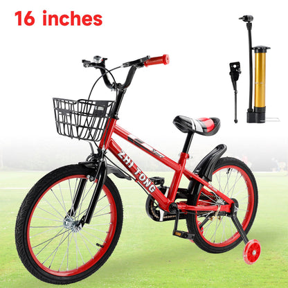 16 inch Kid's Bike Child Bicycle w/ Auxiliary Wheels